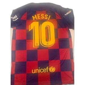Nike Messi FC Barcelona 19/20 #10 Checkered Design